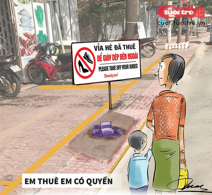 Vỉa hè này là của nhà em! - Ảnh 1.