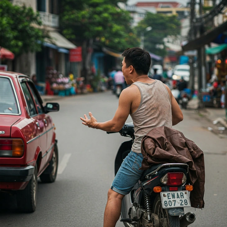 Bao giận dữ dồn vô tay lái - Ảnh 3.