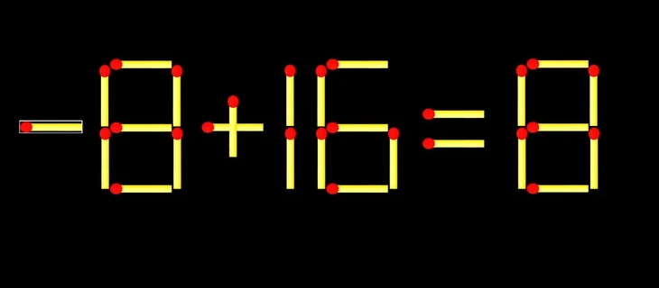 Thử tài IQ: Di chuyển một que diêm để 8+18=8 thành phép tính đúng - Ảnh 1.