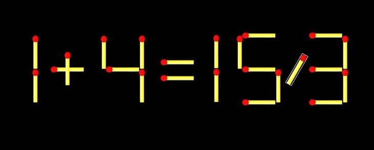 Thử tài IQ: Di chuyển một que diêm để 3-8=5 thành phép tính đúng - Ảnh 1.