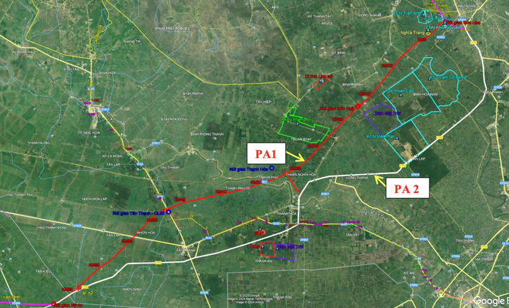 Đề xuất mở tuyến mới cho cao tốc phía Tây, thay bám tuyến N2 hiện hữu - Ảnh 2.