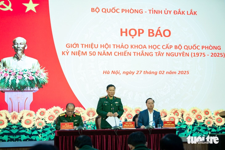 Nhiều tướng lĩnh quân đội sẽ có tham luận tại hội thảo kỷ niệm 50 năm chiến thắng Tây Nguyên - Ảnh 1.