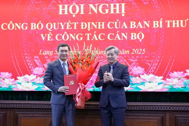 Phó chủ tịch Ủy ban Quản lý vốn nhà nước tại doanh nghiệp làm phó bí thư Tỉnh ủy Lạng Sơn - Ảnh 2.