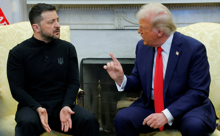 Trump - Zelensky đụng đổ nảy lửa tại Nhà Trắng, không có thoả thuận nào được ký - Ảnh 1.