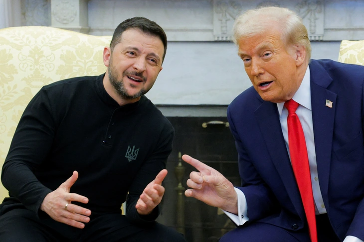 Từ ngoại giao đến khẩu chiến: Bốn khoảnh khắc gay gắt nhất trong cuộc gặp Trump - Zelensky - Ảnh 2.