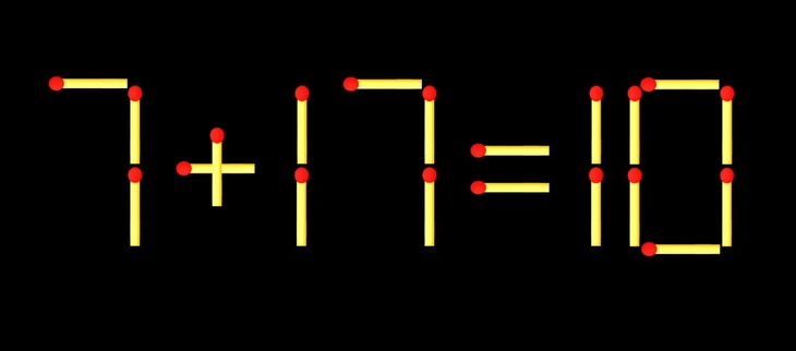 Thử tài IQ: Di chuyển một que diêm để 1+1=789 thành phép tính đúng - Ảnh 2.