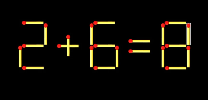 Thử tài IQ: Di chuyển một que diêm để 1+1=789 thành phép tính đúng - Ảnh 1.