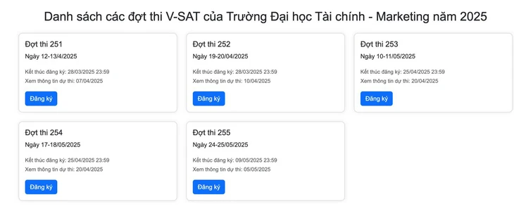 Hàng chục đợt thi đánh giá đầu vào đại học trên máy tính V-SAT sắp diễn ra - Ảnh 3.