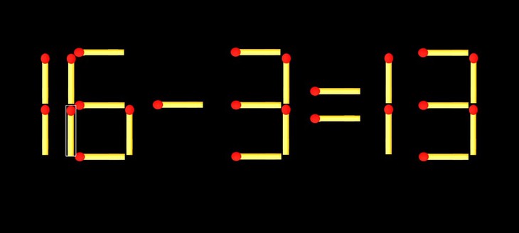 Thử tài IQ: Di chuyển một que diêm để 9-4=6 thành phép tính đúng - Ảnh 1.