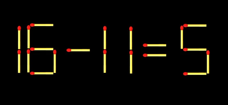 Thử tài IQ: Di chuyển một que diêm để 1-87=1 thành phép tính đúng - Ảnh 1.