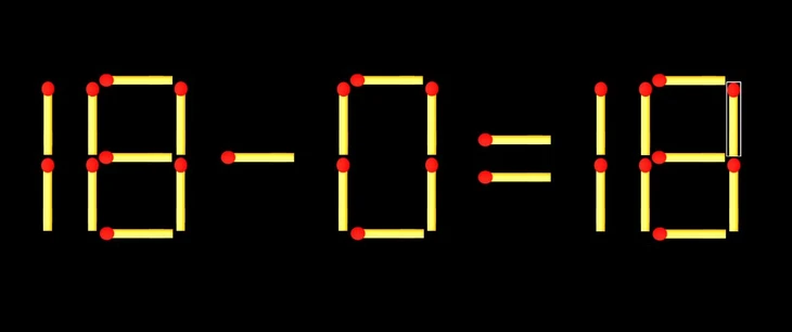 Thử tài IQ: Di chuyển một que diêm để 19x5=1 thành phép tính đúng - Ảnh 1.