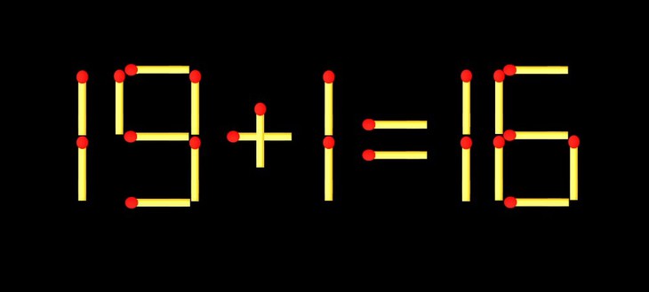 Thử tài IQ: Di chuyển một que diêm để 11+17=0 thành phép tính đúng - Ảnh 2.