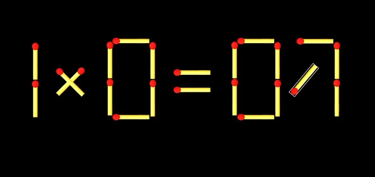 Thử tài IQ: Di chuyển một que diêm để 1x8=07 thành phép tính đúng - Ảnh 1.