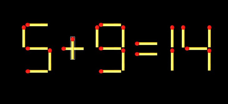 Thử tài IQ: Di chuyển một que diêm để 57-1=4 thành phép tính đúng - Ảnh 1.