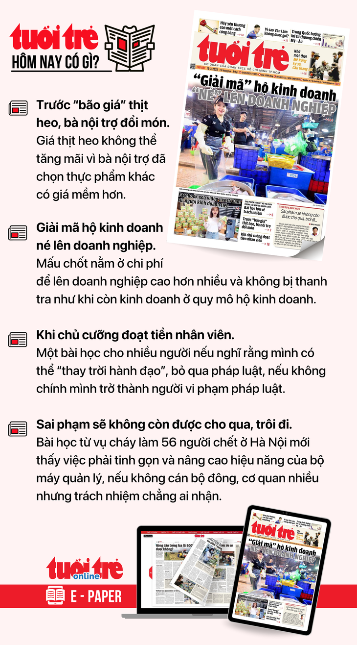 Tin tức sáng 15-3: Một công ty ở TP.HCM bị phạt vì 'ém' nhiều báo cáo quan trọng - Ảnh 6.