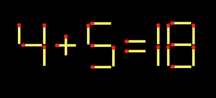 Thử tài IQ: Di chuyển một que diêm để 1+2=99 thành phép tính đúng - Ảnh 3.