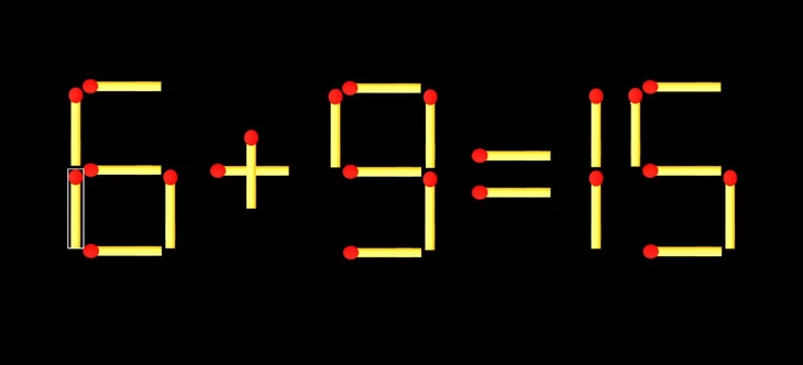 Thử tài IQ: Di chuyển một que diêm để 1+2=99 thành phép tính đúng - Ảnh 1.