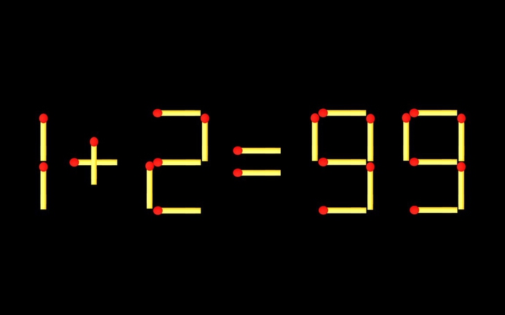 Thử tài IQ: Di chuyển một que diêm để 6+99=9 thành phép tính đúng - Ảnh 9.