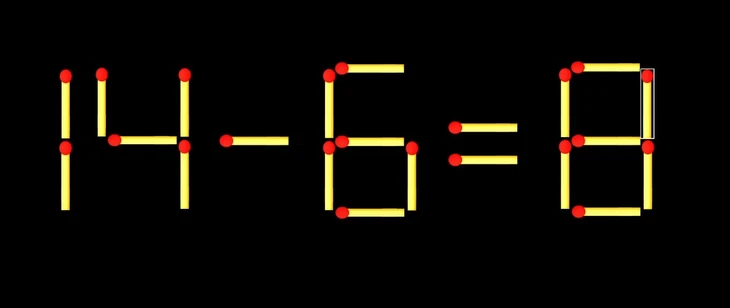 Thử tài IQ: Di chuyển một que diêm để 6+2=82 thành phép tính đúng - Ảnh 1.