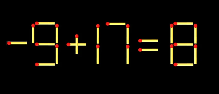 Thử tài IQ: Di chuyển một que diêm để 87-1=6 thành phép tính đúng - Ảnh 1.