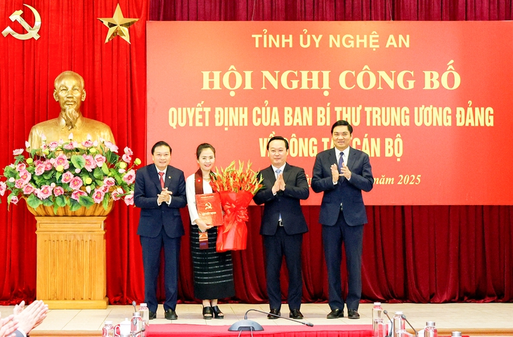 Nghệ An có tân phó bí thư Tỉnh ủy - Ảnh 1.