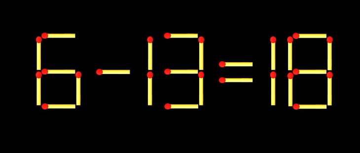 Thử tài IQ: Di chuyển một que diêm để 6+99=9 thành phép tính đúng - Ảnh 2.