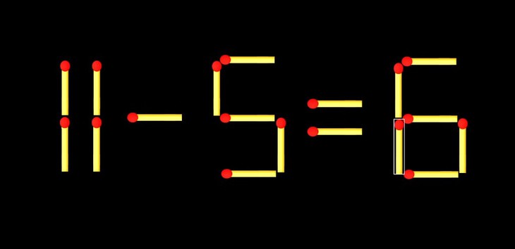 Thử tài IQ: Di chuyển một que diêm để 1-12=71 thành phép tính đúng - Ảnh 1.