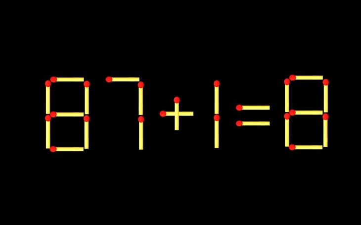 Thử tài IQ: Di chuyển một que diêm để 77+2=18 thành phép tính đúng - Ảnh 8.