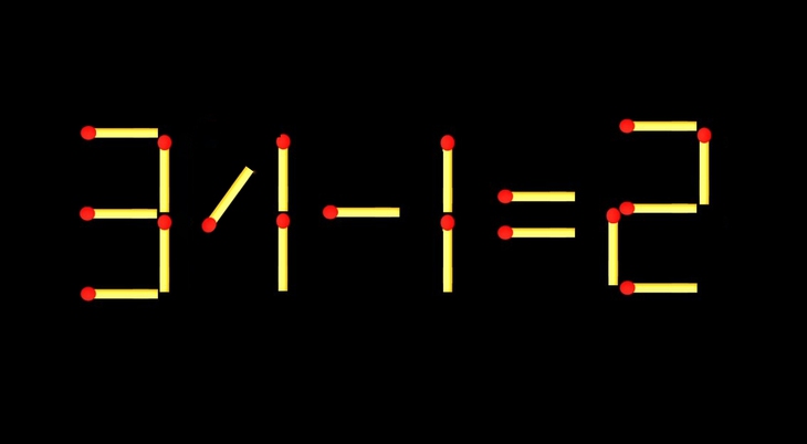 Thử tài IQ: Di chuyển một que diêm để 37-1=2 thành phép tính đúng - Ảnh 1.