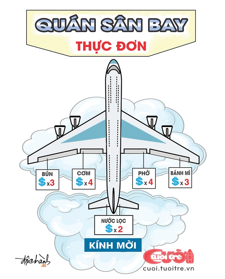 Giá cả sân bay: Ở dưới mặt đất mà ngỡ như trên trời! - Ảnh 1.