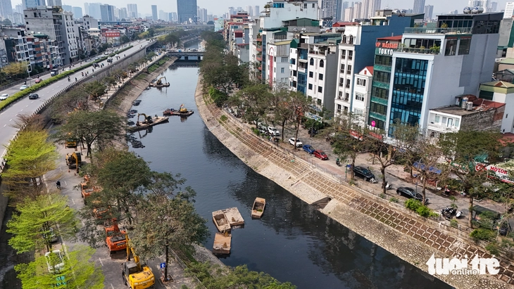 Sông Tô Lịch đang được 'tái sinh' - Ảnh 8.