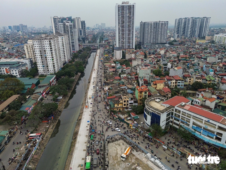 Lãng phí từ loạt dự án giao thông thi công dang dở, bỏ hoang ở Hà Nội - Ảnh 5.