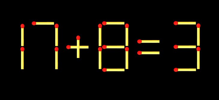 Thử tài IQ: Di chuyển một que diêm để 19x5=1 thành phép tính đúng - Ảnh 2.