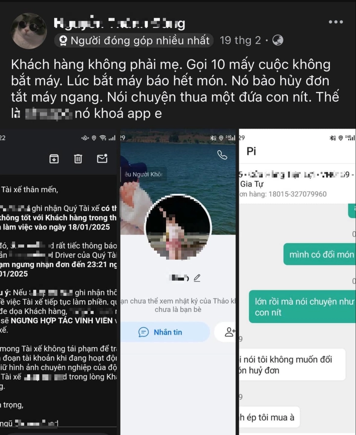 Khi tài xế công nghệ 'bóc phốt' khách trên các nhóm chat - Ảnh 4.