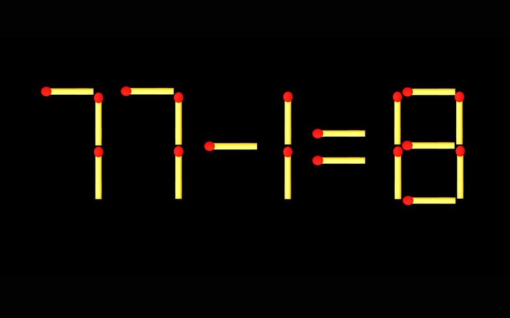 Thử tài IQ: Di chuyển một que diêm để 1+1=768 thành phép tính đúng - Ảnh 7.