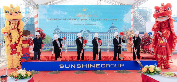 Sunshine Group khởi công bệnh viện quốc tế tại Noble Palace Tay Thang Long - Ảnh 1.