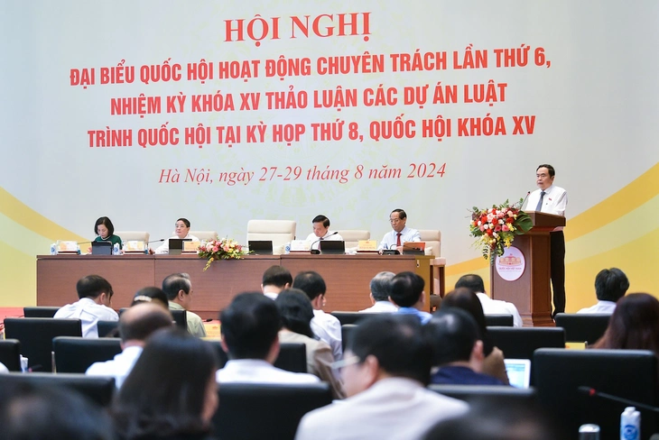 Hội nghị đại biểu Quốc hội chuyên trách cho ý kiến nhiều nội dung quan trọng - Ảnh 1.