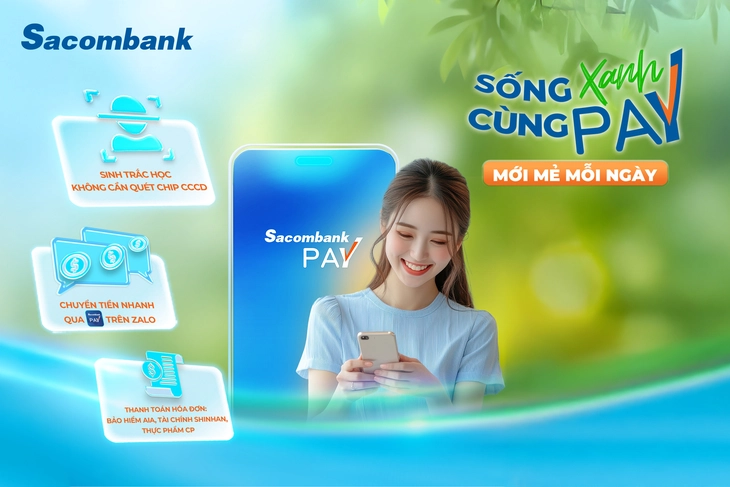 Sacombank Pay nâng cấp phiên bản mới - Ảnh 1.