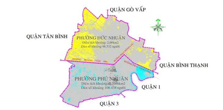 Vì sao quận Phú Nhuận đề xuất tên phường mới là Đức Nhuận và Phú Nhuận? - Ảnh 1.