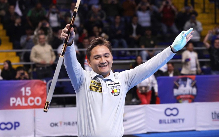 Lão tướng 63 tuổi Lý Thế Vinh giành vé dự World Cup billiards - Ảnh 2.