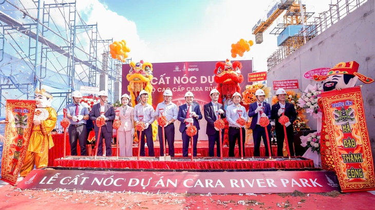 Cất nóc dự án căn hộ cao cấp Cara River Park tại Cần Thơ - Ảnh 2.