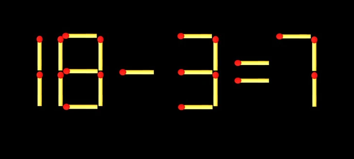 Thử tài IQ: Di chuyển một que diêm để 1x1=17 thành phép tính đúng - Ảnh 2.