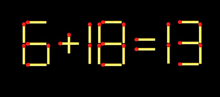 Thử tài IQ: Di chuyển một que diêm để 99-11=118 thành phép tính đúng - Ảnh 2.