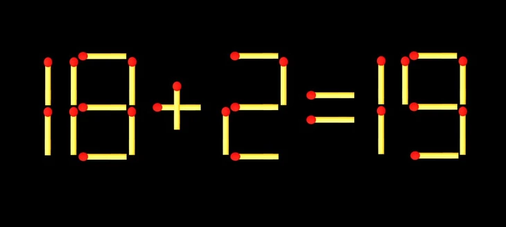 Thử tài IQ: Di chuyển một que diêm để 1x1=17 thành phép tính đúng - Ảnh 3.