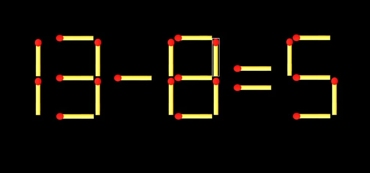 Thử tài IQ: Di chuyển một que diêm để 5-9=42 thành phép tính đúng - Ảnh 1.