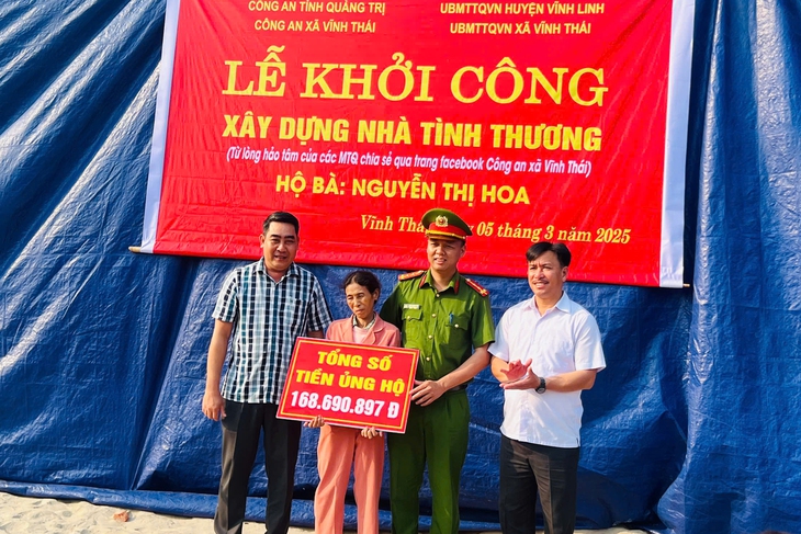 Khởi công căn nhà 'trong mơ' cho người phụ nữ nghèo được lì xì 168 triệu đồng đêm giao thừa - Ảnh 3.