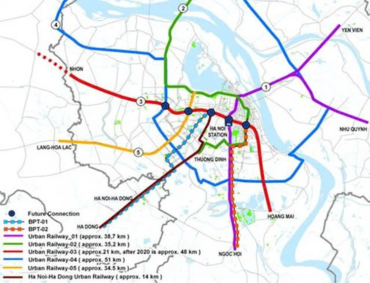 Hà Nội sắp xây tuyến metro Văn Cao - Hòa Lạc dài 39km - Ảnh 1.