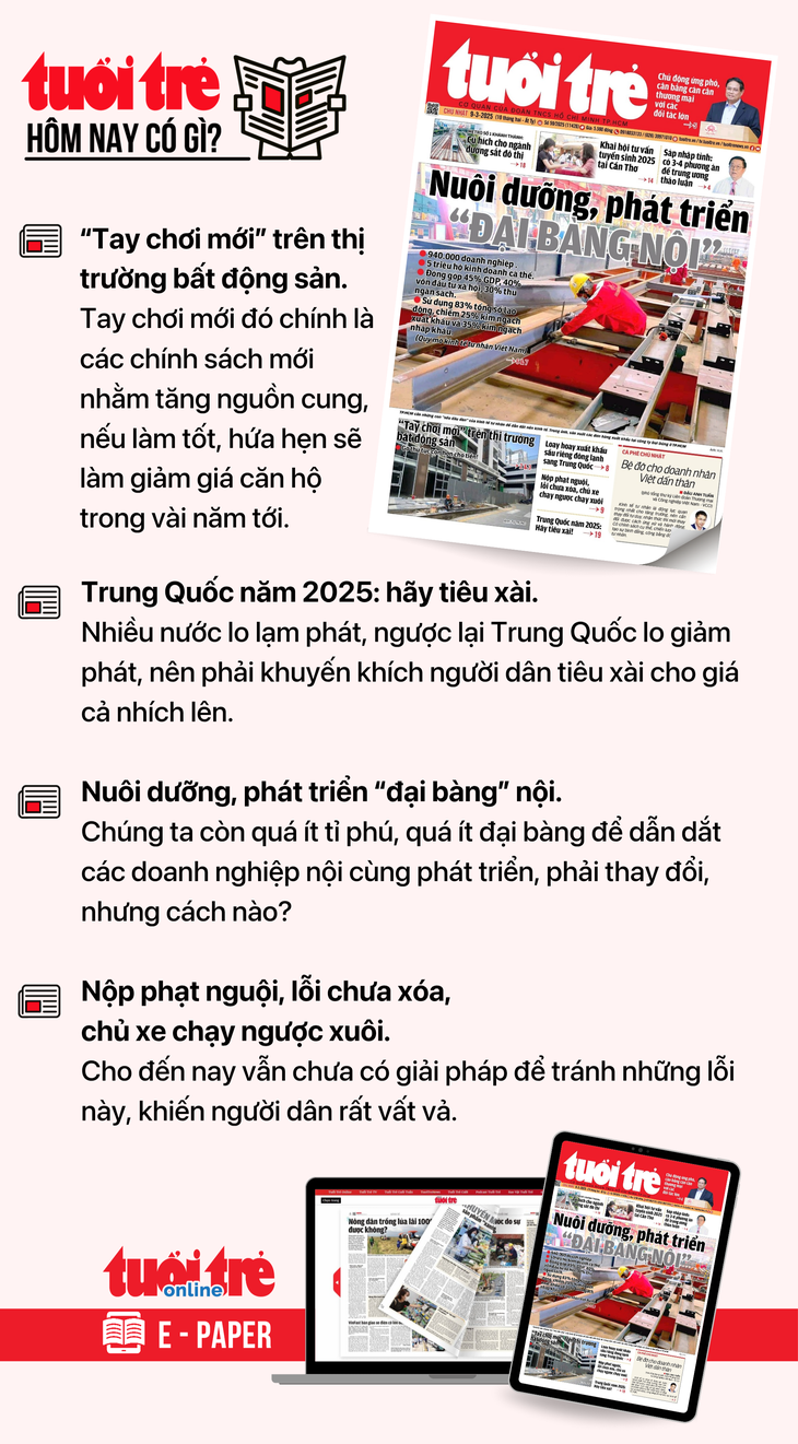 Tin tức sáng 9-3: Sẽ có chuyến tàu miễn phí về Bình Định; Sếp tập đoàn nghìn tỉ ngành nhựa từ nhiệm - Ảnh 9.