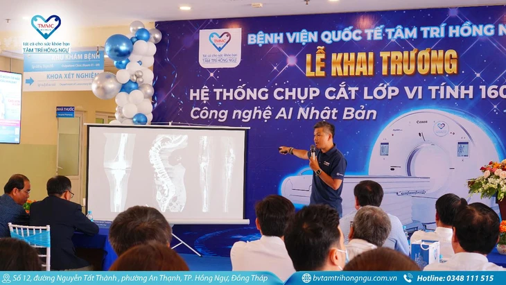 Bệnh viện Quốc tế Tâm Trí Hồng Ngự khai trương CT Scanner 160 lát - Ảnh 3.