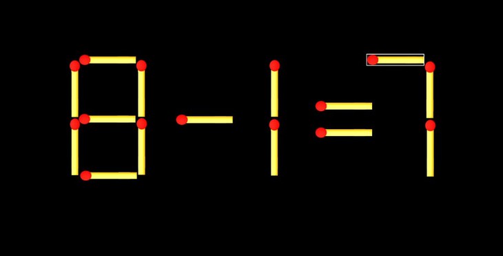 Thử tài IQ: Di chuyển một que diêm để 6-1=67 thành phép tính đúng - Ảnh 1.